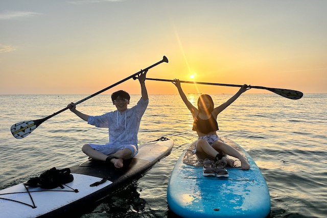 沖縄でサンセットサップ