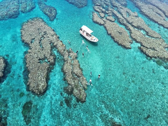 透明度抜群の慶良間諸島クエフ島周辺の海